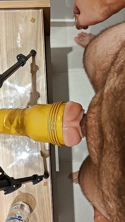 Fucking Fleshlight for first time after 2 weeks without jerking off P2
