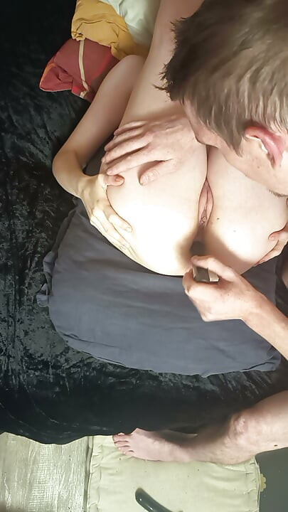 She takes a lot of and ass
