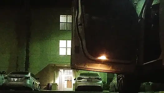 Dicke BBW-ehefrau in Dessous Öffentlich Hotelpark! Badblondiemonroe