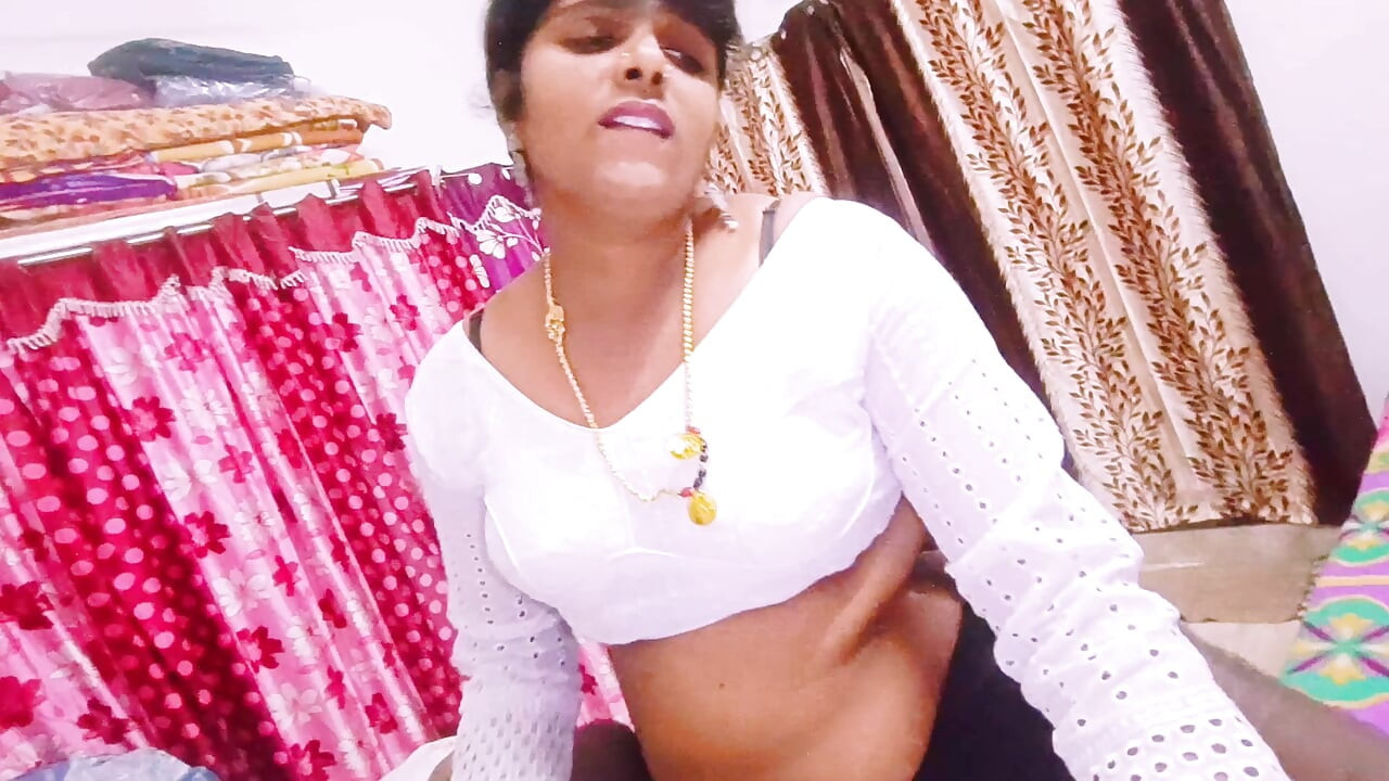 Cheating Sex Beautiful Black Saree Housewife Unfortunately Fucking Husband's Stepfather Telugu Dirty Talks.