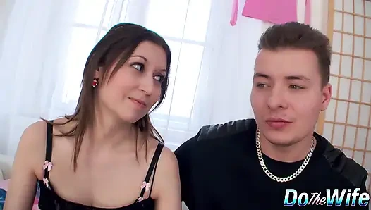 Cuckolding Wife Meggie Green Ends up with a Hefty Creampie