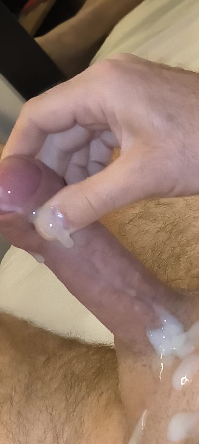 Mastrubation with CUM