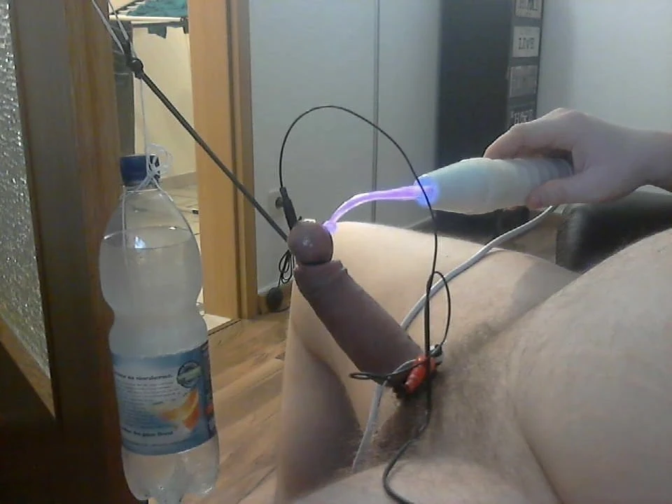 schwanzfolter koks electro peehole urethra