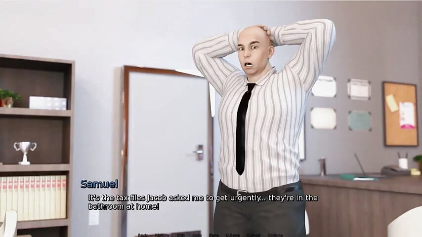Laura Lustful Secret - Gameplay - Παιχνίδι ρόλων - Το μουνί της γυναίκας του γραφείου γλείφεται από συνάδελφο ενώ ο σύζυγός της στο ίδιο δωμάτιο