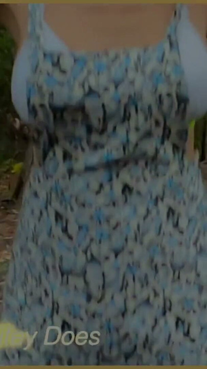 Wifey heads out to the park totally braless and with her big tits on show | Clip 2