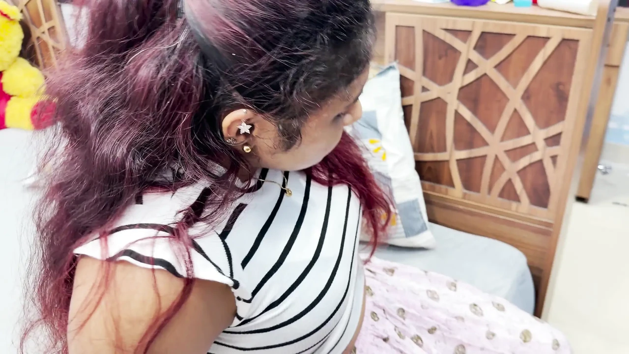 Step Stepsister Fucked by Step Stepbrother While Step Stepsister Alone in Home, Step Stepbrother Seduce Step Stepsister and Hot
