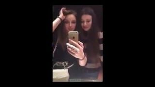 Lesbian kiss on I-Phone