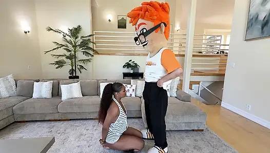 My Big Ass Ebony Maid Rhae Woods Begged for This Job
