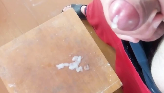 masturbate my tightly bandaged dick and cum