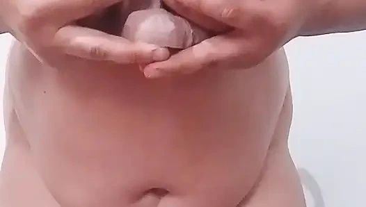 New Algerian plays with her pussy and inserts a plastic cock in it and teaches her fuck