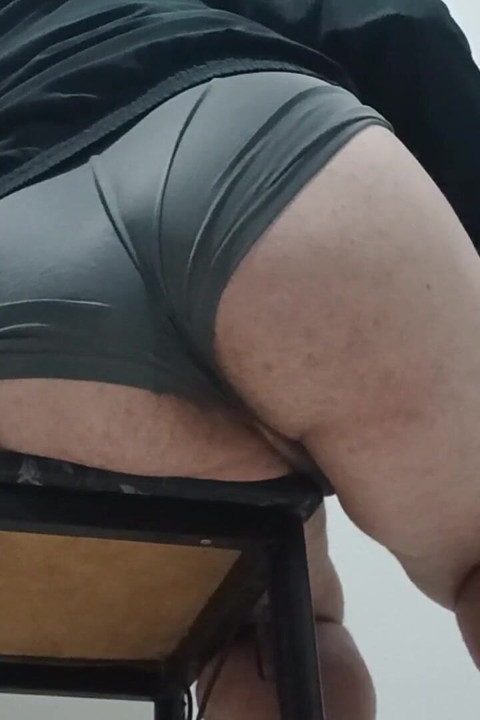 Sitting on the Side Showing My Ass