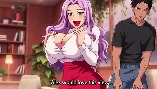 Horny stepmom grabbed by stepson when no one at home