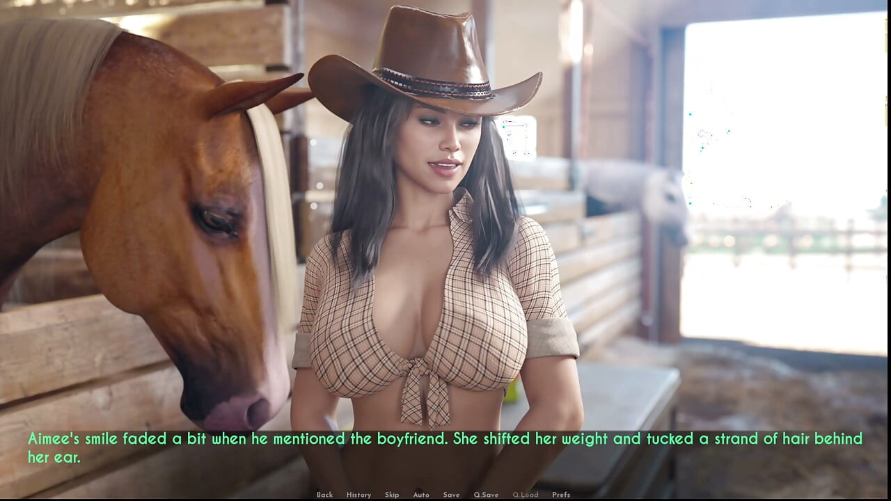Awam Sophia - Sex at the Ranch - Sophia Confessed to Dylan That He Makes Her Pussy Feel Much Better Than Her Husband
