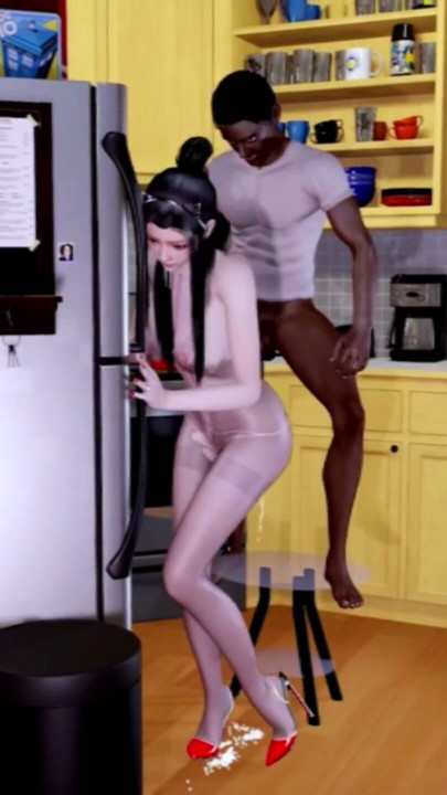 Κερατά γυναίκα και στενός φίλος του άντρα -Hentai 3D Uncensored v387 | Clip 3