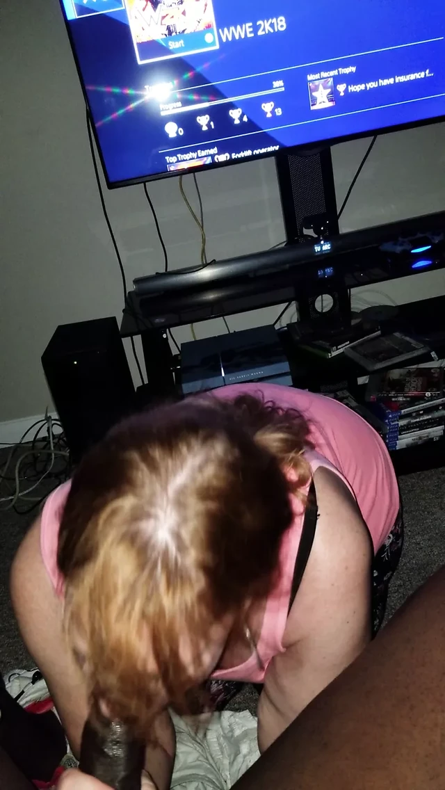BBC blowjob from milf