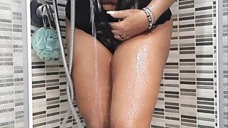 Showering Allyson