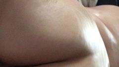 Jiggle ass chubby pawg wife massage