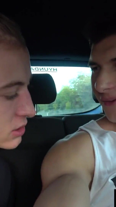 Hot Twinks Blowjob In Car | Clip 2