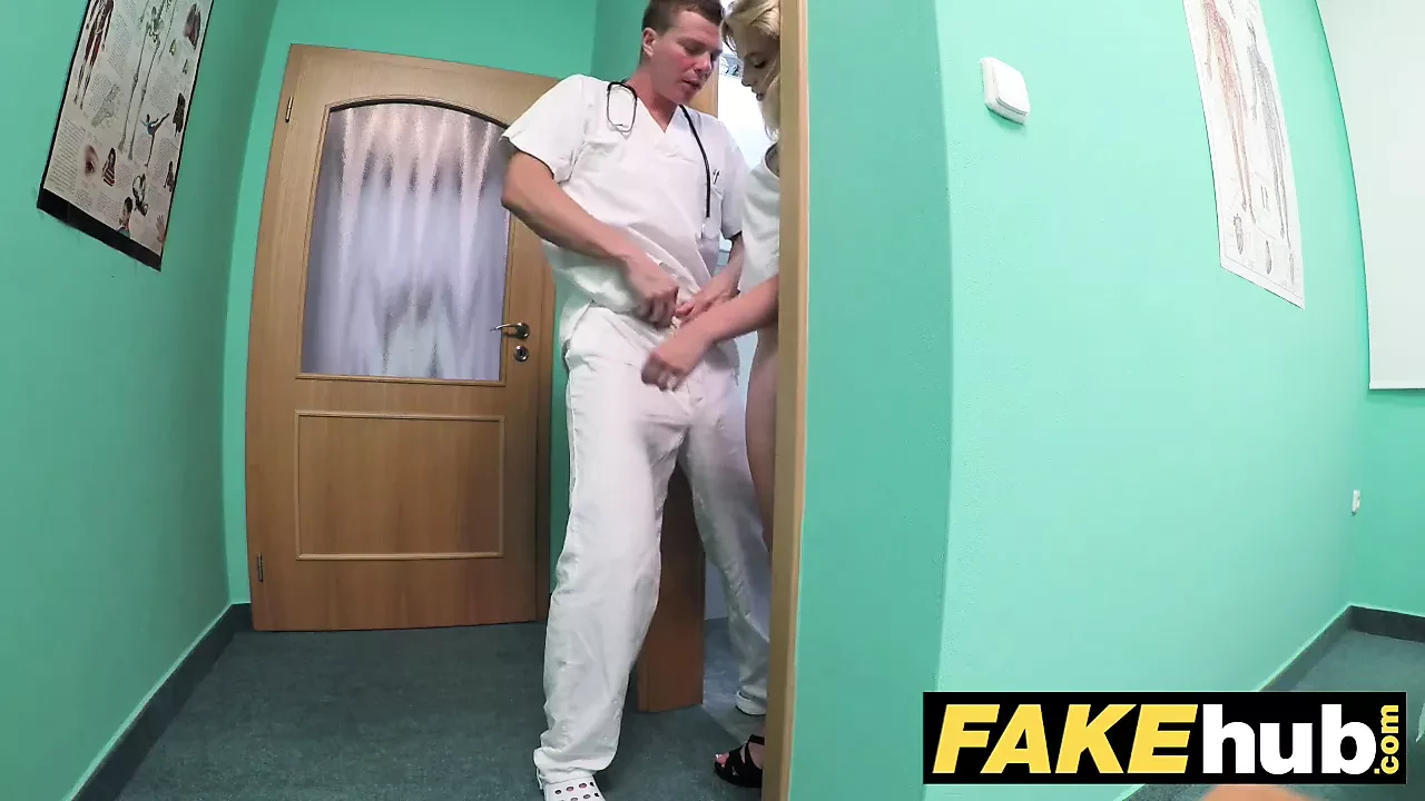 Fake Hospital Petite blonde Czech patient health test