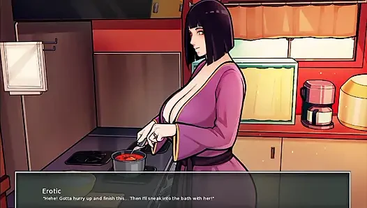 Konoha MILfs teil 39 - meine stiefmutter hinata masturbiert mich während eines bads und wir wurden fast von erotikspielen erwischt