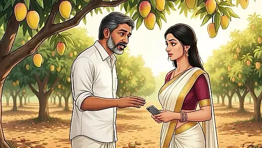 Mango Harvest Owner Getting Fresh Mango in His Farm