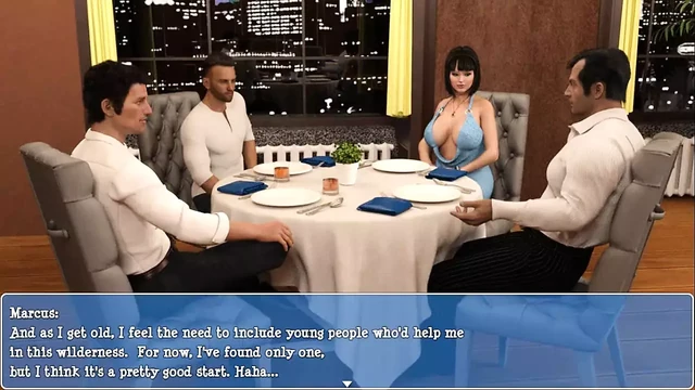 Lily of the valley: housewife on a business dinner