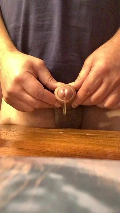 Amazing load of precum - than cum