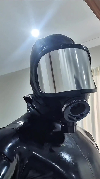 Gas Mask Drone Full Body Showcase
