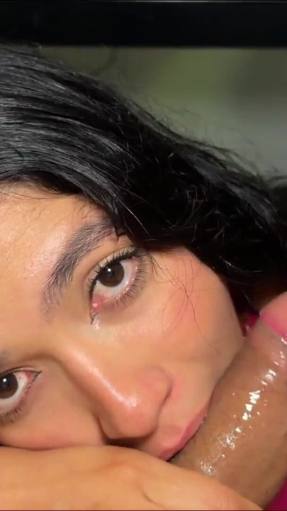 He wouldn't let me play video games, so I made him cum by giving him a blowjob | Clip 1