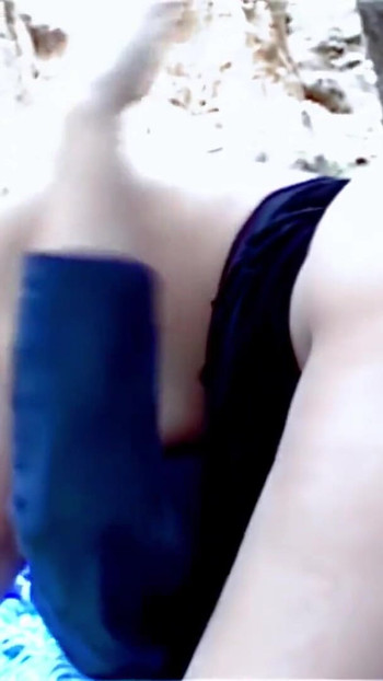 Spectacular moment from "Krystal Wallas gets her pussy stuffed in the woods"