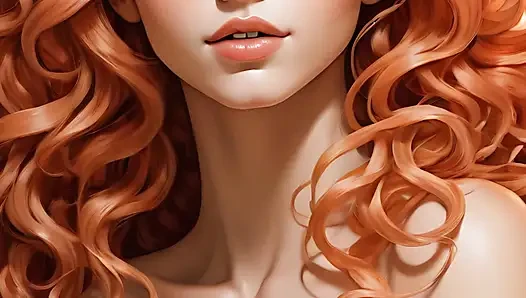 Lustrender Comic Style Nude Elf Girl Slideshow - Sexy Ai Fantasy Elf Pussy & Tits