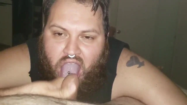 daddy cums in cub's mouth