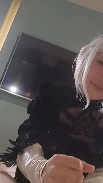 Nier Automata 2b Cosplay, Hentai Cosplayer's Blowjob And Fuck Part.7 | Clip 1
