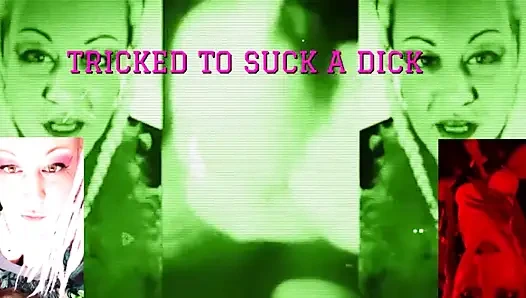 Tricks dich aus, um den schwanz ihrer transen-freundin zu lutschen