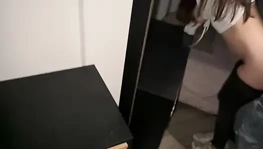 with my best friend's girlfriend sneakily at the party we almost got caught