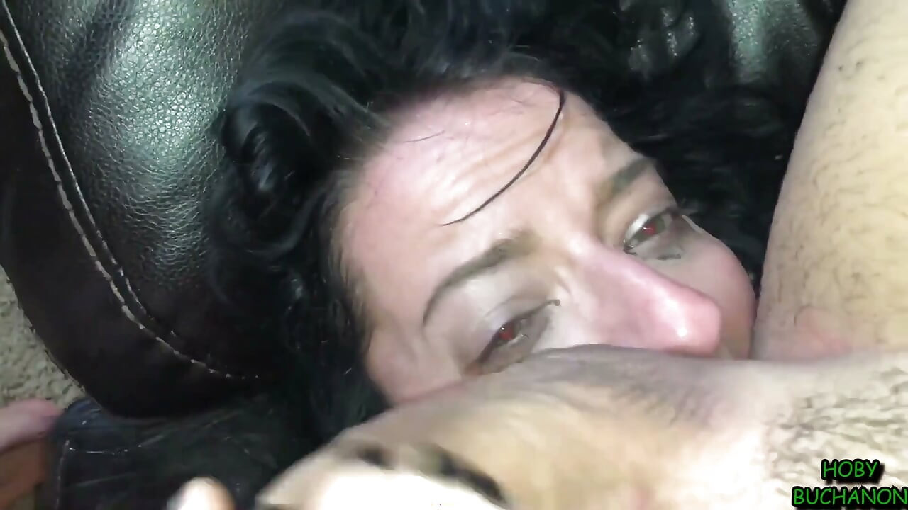 Big Tits MILF Face Fucked, Worships Balls, Licks Asshole, Gets Spit on