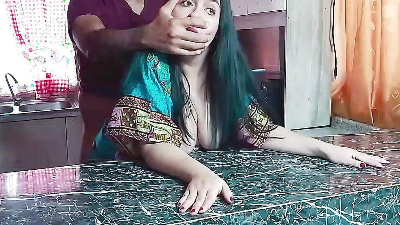 Rough sex in the kitchen with my Indian stepmother.