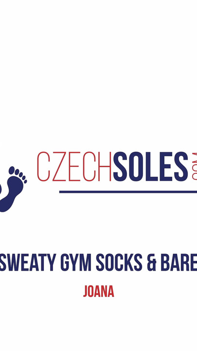 Amateur Sweaty Gym Socks and Bare Feet POV