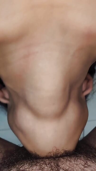Throat Upsidedown Until Cum in the Mouth