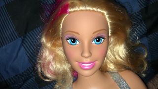 barbie stil kafa üzerinde Cum