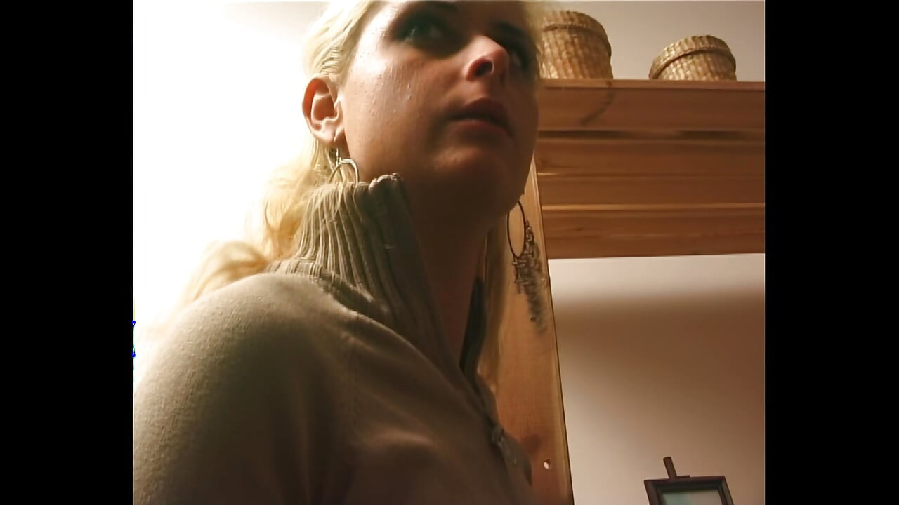 Blonde Teen Shows Her Round and Sexy Body