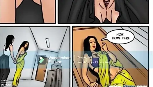 Savita bhabhi aur annie ki gaand faad chudai.