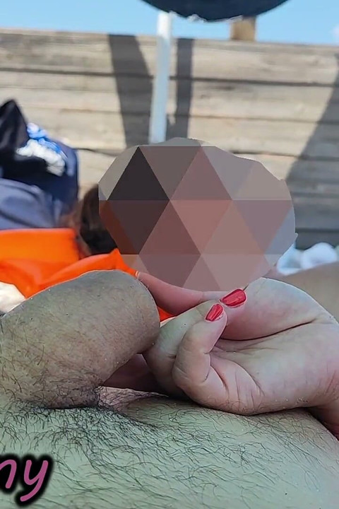 French Teacher Risky Public Beach Dick Flash She Makes Me Cum Front of Voyeurs Misscreamy