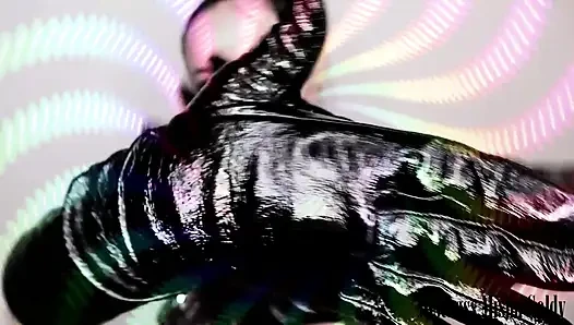 My shiny gloves own you! Strong mind fuck & JOI