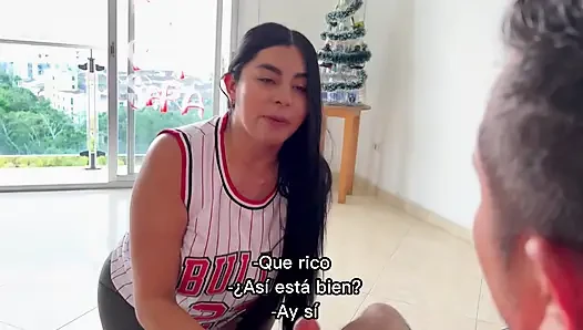 I lose bet on basketball game and I have to give my pussy tight and juicy