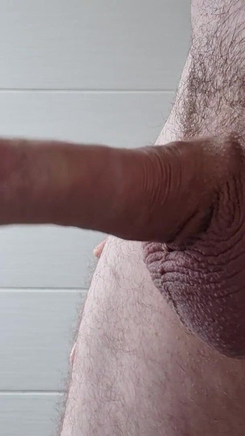 Memorable moment from "Showing off Cock and Balls with Cumshot in Slowmotion"