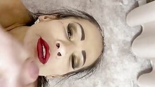 Bonus Cumshot Video! XXX (6 minit menghisap, kemudian pancut di muka) awak hanya perlu melihat ini! Saya pancut di muka Valentina