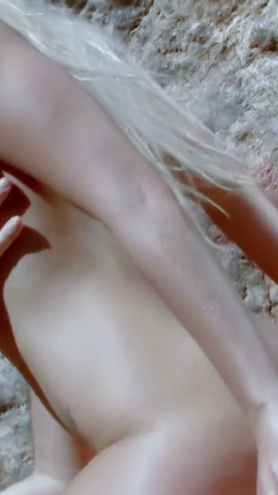 Young spanish blonde with big natural tits banged on the beach | Clip 3