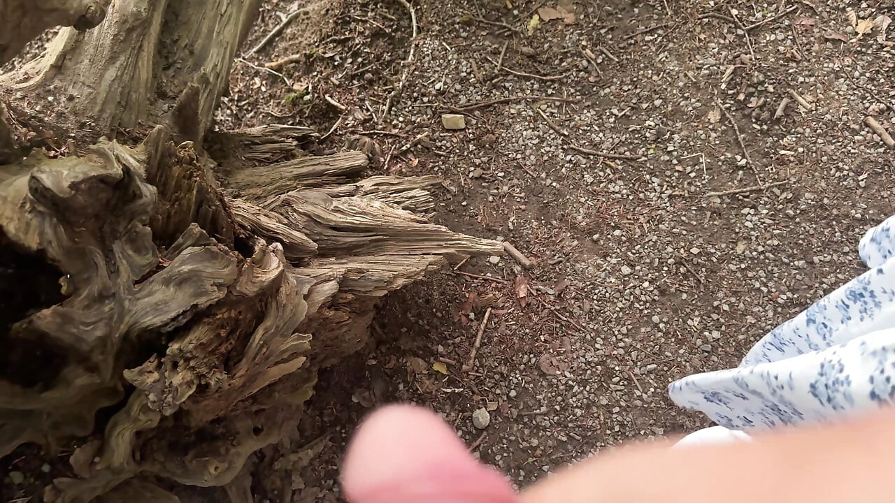 Almost Caught: Public Lake Fuck, Handjob & Outdoor Piss
