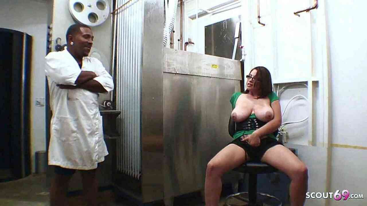 Big natural Boobs MILF Office Girl caught and Fucked by BBC